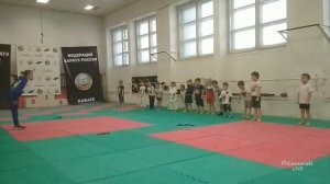 Тренировочное соревнование по сумо дети