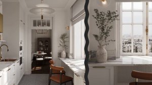 Интерьер в класcическом стиле французского шика - двухкомнатная квартира 65 м² в сталинском доме