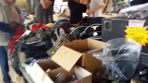 военный антикварный рынок во Франци .06.06. 2015.Military antiques market in France .