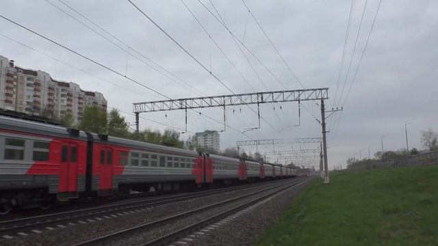 Электропоезд ЭД4М-0168 сообщением Москва - Шатура смотреть онлайн