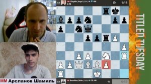 СРАЗУ БЫКА ЗА РОГА! // IM ШАМИЛЬ АРСЛАНОВ vs GM СЕРГЕЙ ЖИГАЛКО