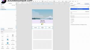 Axure Tutorial-Practices and Examples: 15. Fixed Navigation