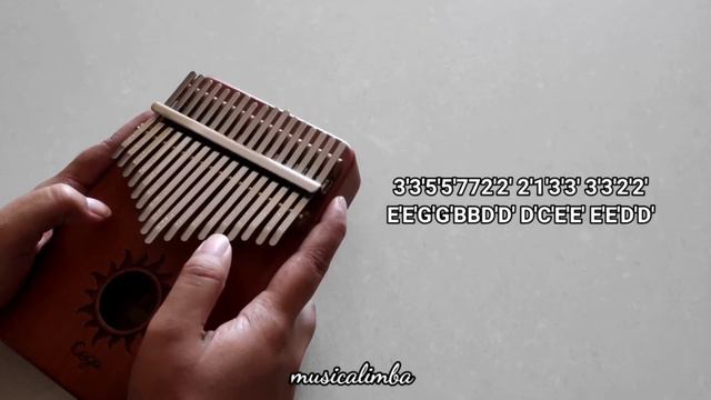 Kaise Mujhe - Ghajini - Bollywood Song - Kalimba Cover with Easy Tabs
