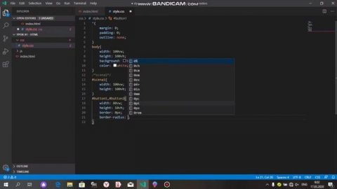 #2 Создание приложения на html css js шаблон часть 1