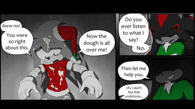 Sonadow mini Christmas comic dubs 🎄