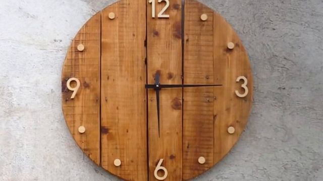 20 идей Настенных часов из дерева своими руками | 20 ideas Wall clock made of wood DIY смотреть онлайн