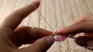 Узор  спицами «Дольки апельсина»