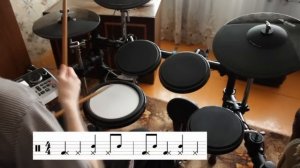 Уроки игры на барабанах [ритмы №1]