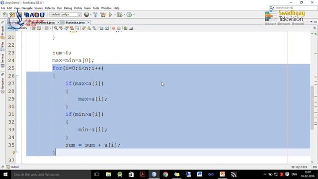 MSCIT MSCIT 201 BLOCK 1 UNIT 3 JAVA PROGRAMMING ARRAYS смотреть онлайн
