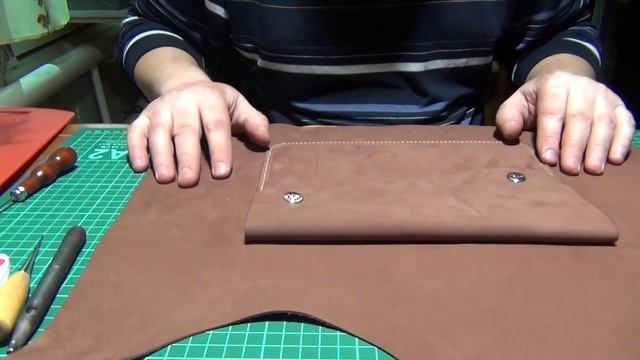 Кожаная сумка-шопер своими руками. Часть 2. смотреть онлайн