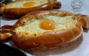 ВКУСНЫЙ ГРУЗИНСКИЙ завтрак. ХАЧАПУРИ по-аджарски ☆ Настоящий ГРУЗИНСКИЙ РЕЦЕПТ