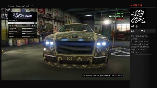 GTA V Customizing Enus Windsor and more vehicles online - PS4 gameplay смотреть онлайн