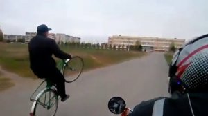 Езда на заднем колесе На Урале