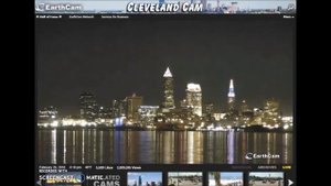 НЛО над городом Кливлендом попало на официальное видео