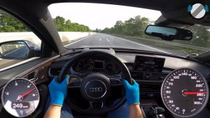 ABT Audi A6 3.0 TDI C7 360HP Quattro AUTOBAHN POV TOP SPEED ?