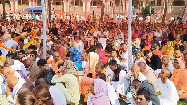 Речь на церемонии открытия фестиваля Гаура Пурнима, ИСККОН Маяпур, 07.03.2024 смотреть онлайн