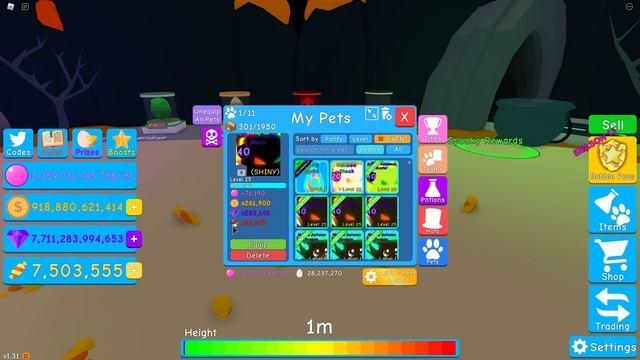 ХЭЛЛОУИН В СИМУЛЯТОРЕ ЖВАЧКИ В РОБЛОКС! BUBBLE GUM SIMULATOR смотреть онлайн