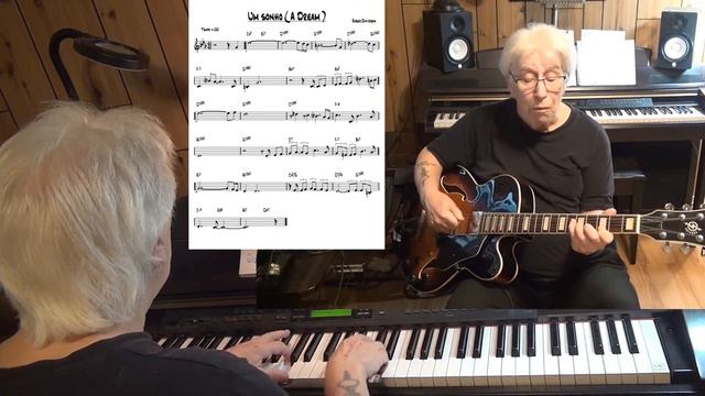Um sonho ( A Dream ) ( TvdH ) - Jazz guitar & piano cover ( Roger Davidson )