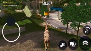 Жираф в симулятор козла / Игра Goat Simulator 3