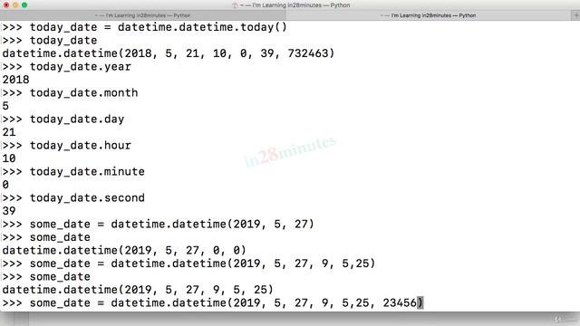 (Learn Programming With Python) 129-Tip 4-Date Module