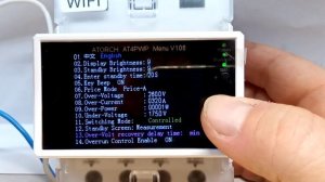 Перевод меню настроек счётчика AT4PW wifi