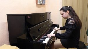 Ф. Шопен. Революционный этюд №12,ор.10 до минор Курбатова Ира 8 класс