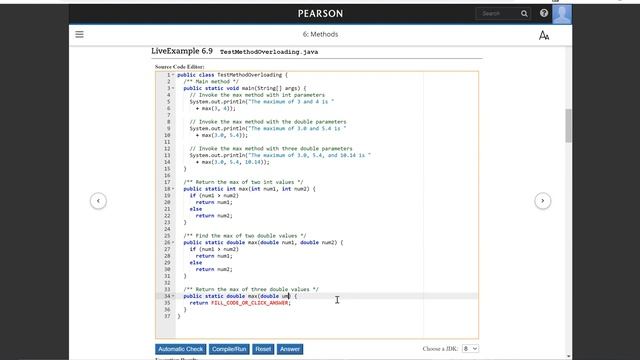 Daniel Liang Java Section 6 8 смотреть онлайн
