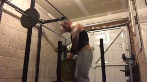 Amateur bodybuilder allan gouick. BNBF. DAY 3 split AM - triceps - weighted dips quad dropset