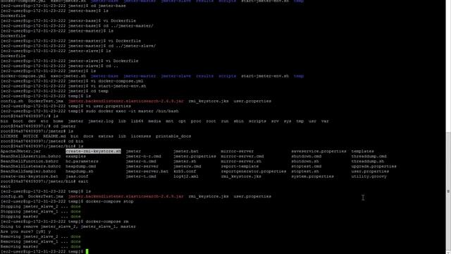 Jmeter Docker Distributed Load Test смотреть онлайн