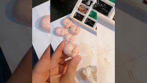 Роспись лица для ватной игрушки