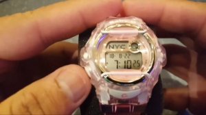 как настроить часы Casio Baby-G | Настройки даты и времени