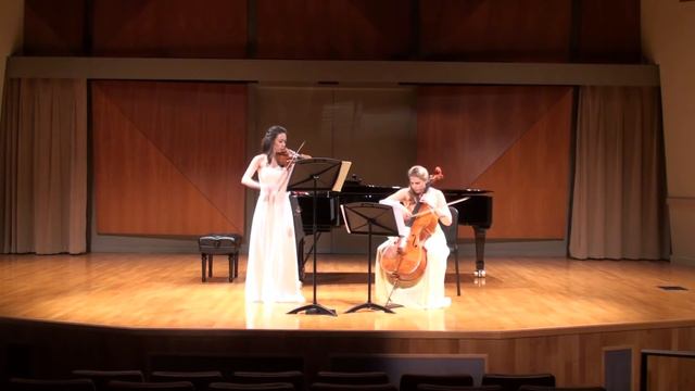 Ravel Sonata for Violin and Cello, 4th movement - Vif, avec entrain смотреть онлайн
