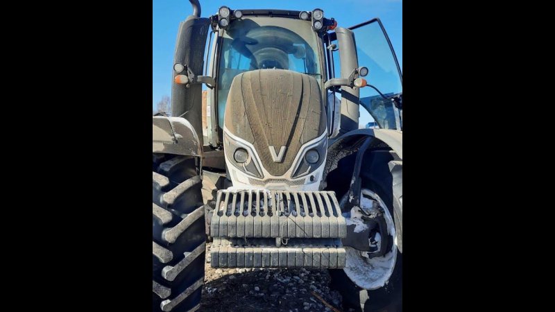 трактор Valtra + Trimble