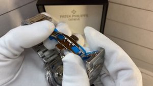 Механические наручные часы Patek Philippe, автоподзавод, хронограф, темный циферблат