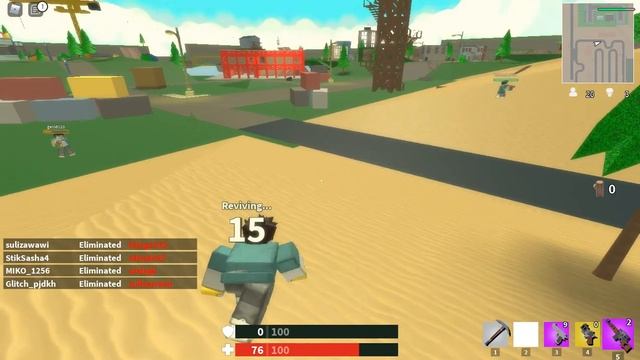 Симулятор Королевской битвы в роблокс (часть 1) смотреть онлайн