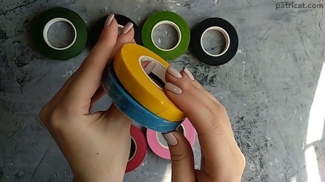 Флористическая тейп-лента в ассортименте/floral tape смотреть онлайн