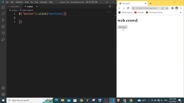 click() in JQuery 2022