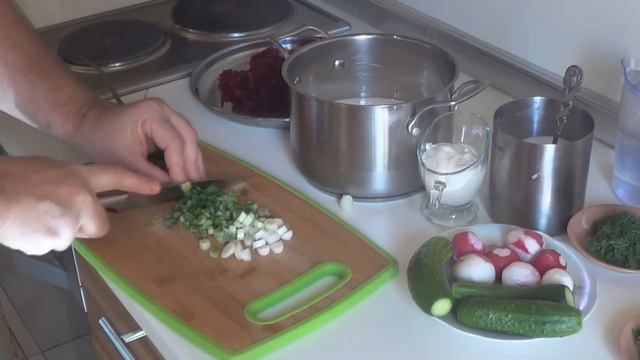 Окрошка по-литовски. Холодный литовский борщ.