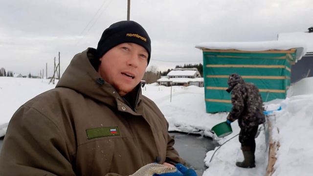 ⚠️ТРИ ДНЯ ДО ВЕСНЫ, КОРМИМ ФОРЕЛЬ ХАМСОЙ НА ОТКРЫТОЙ ВОДЕ, ЗАМЕНИЛИ СНОВА СКВ. НАСОС, ЖДЁМ ВЕСНУ❗️❗