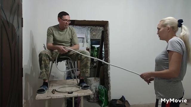 Обзор покупок в корзинке/Хотим заехать в свою спальню/Подготовка к натяжному потолку смотреть онлайн