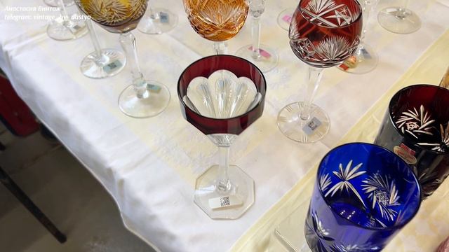 Барахолка в центре Москвы  Винтаж и антиквариат  Блошиный рынок  Мосвинтаж  Хрусталь  Фарфор