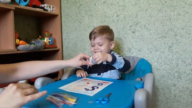 Мастерим дома Фреска Морские коньки Поделка из песка Украшение для детской комнаты смотреть онлайн