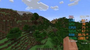 RTX 4060 -- Ryzen 5 5600G -- Minecraft FPS Test