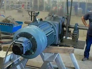 TA800 - мобильный токарный станок для обработки валов