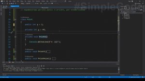 Модификаторы доступа C# _ РАЗНИЦА МЕЖДУ public и private в C# _ ООП C#  _  C# УРОК _ # 57 (720p60fps