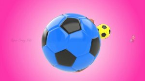 Baby Hammer 3D Soccer Balls Cars Toys to Learn Colors for Kids - Toddlers Learning Video