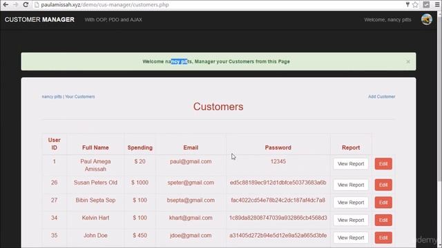 Building Database Web App PHP | OOP | PDO | AJAX | MySQL - learn MySQL