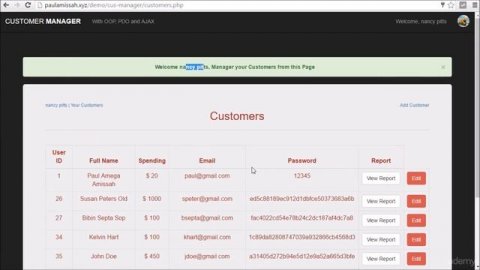 Building Database Web App PHP | OOP | PDO | AJAX | MySQL - learn MySQL