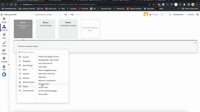 Open non-link element in new tab in Bubble.io смотреть онлайн
