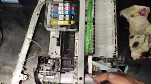Чистка памперса, помпы, разборка, подготовка к транспортировке принтера Canon IP 4950  Часть 2  Око